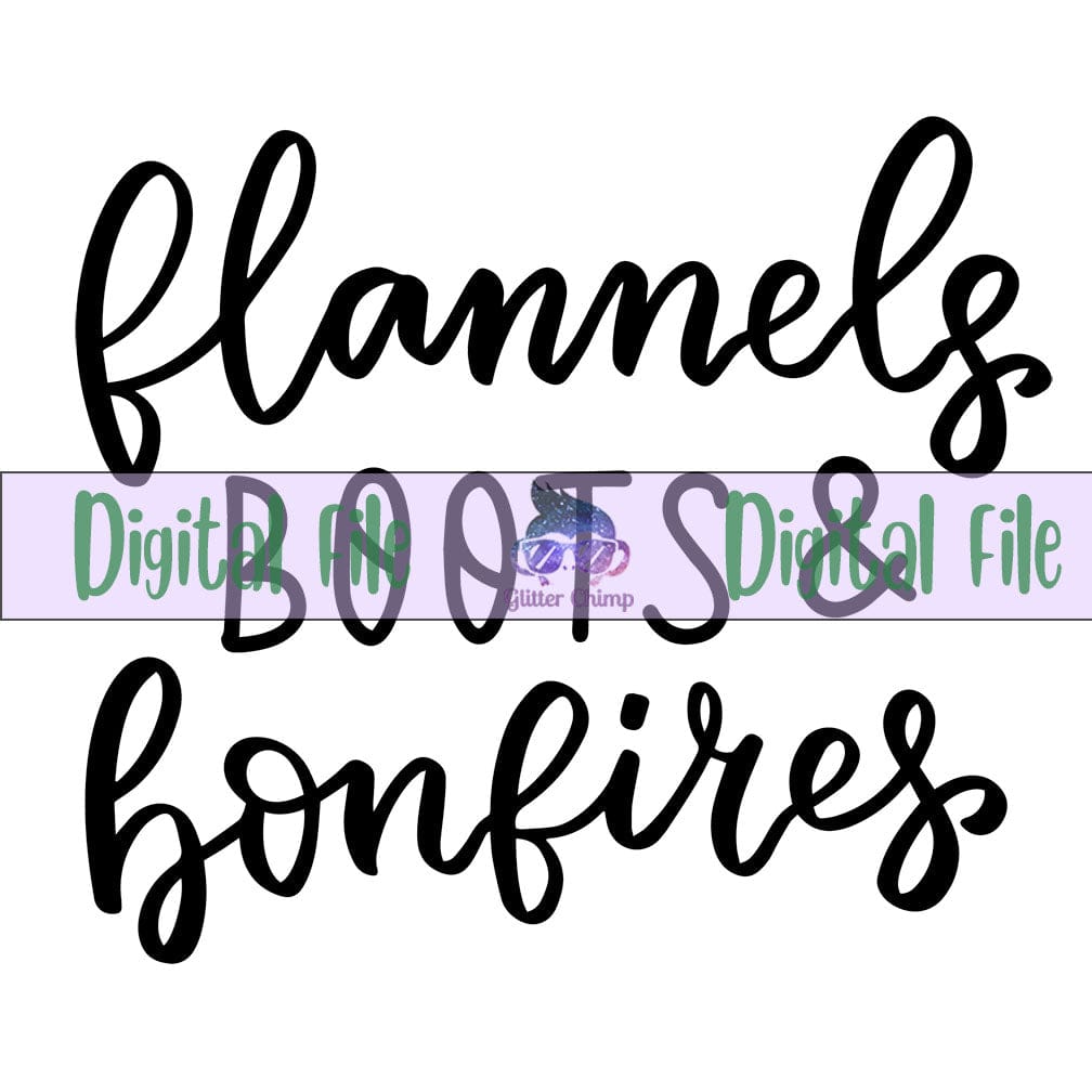 Flannels Boots - Digital File