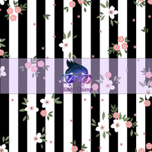 Load image into Gallery viewer, Glitter Chimp Adhesive Vinyl - Floral Stripes