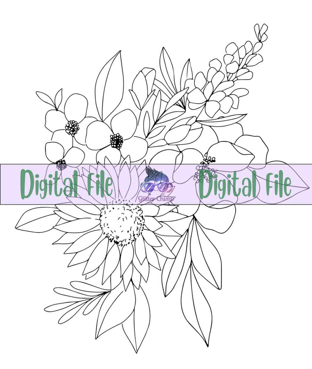 Flower Graphic - Digital File