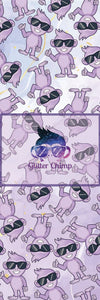 Glitter Chimp Vinyl Pen Wrap - Gizmo - 4.75"x1.5" - White Vinyl