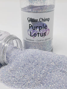 Purple Lotus - Coarse Rainbow Glitter