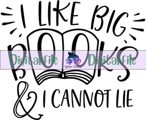 I Like Big Books - Digital File