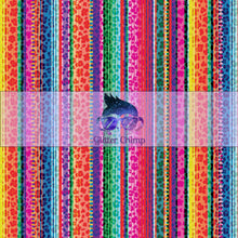 Load image into Gallery viewer, Glitter Chimp Adhesive Vinyl - Leopard Serape