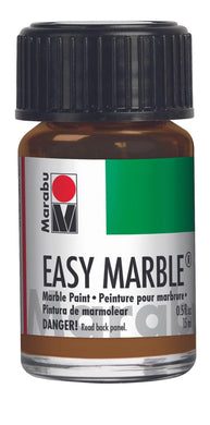 Medium Brown 040 - Marabu Easy Marble Paint - Glitter Chimp