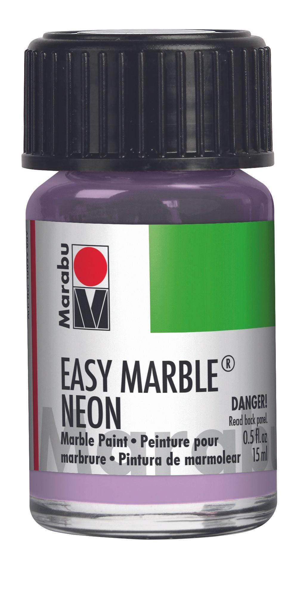 Neon Violet 350 - Marabu Easy Marble Paint - Glitter Chimp