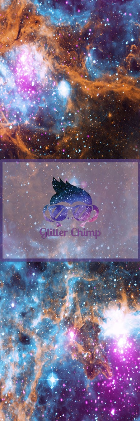 Glitter Chimp Vinyl Pen Wrap - New Galaxy - 4.75