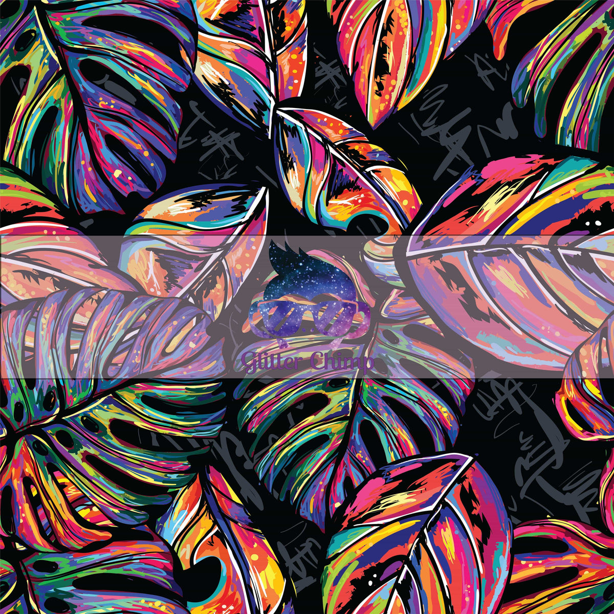 Glitter Chimp Adhesive Vinyl Palms