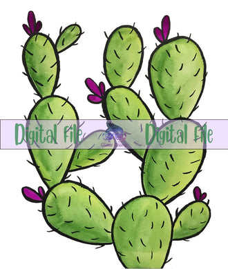 Prickly Cactus - Digital File