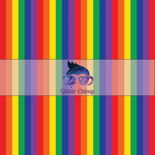 Load image into Gallery viewer, Glitter Chimp Adhesive Vinyl - Rainbow Pattern