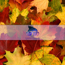 Load image into Gallery viewer, Glitter Chimp Adhesive Vinyl - Real Fall Leaves