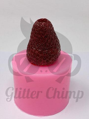 Strawberry Silicone Mold - Straw Topper – Glitter Chimp