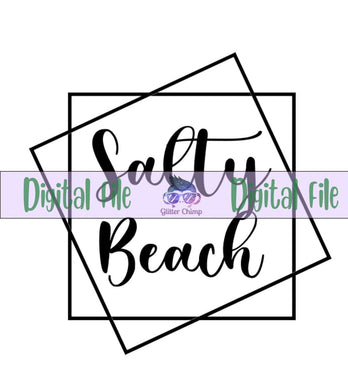 Salty Beach  - Digital File