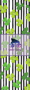 Glitter Chimp Vinyl Pen Wrap - Shamrock Stripes - 4.75"x1.5" - Vinyl