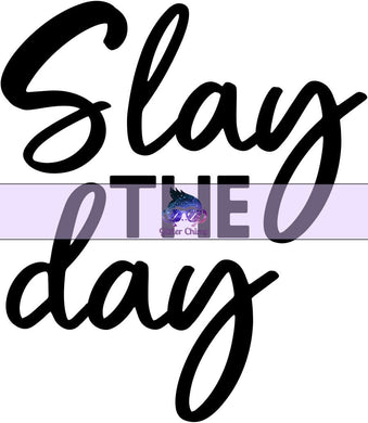 Glitter Chimp Adhesive Vinyl Decal - Slay The Day - 3