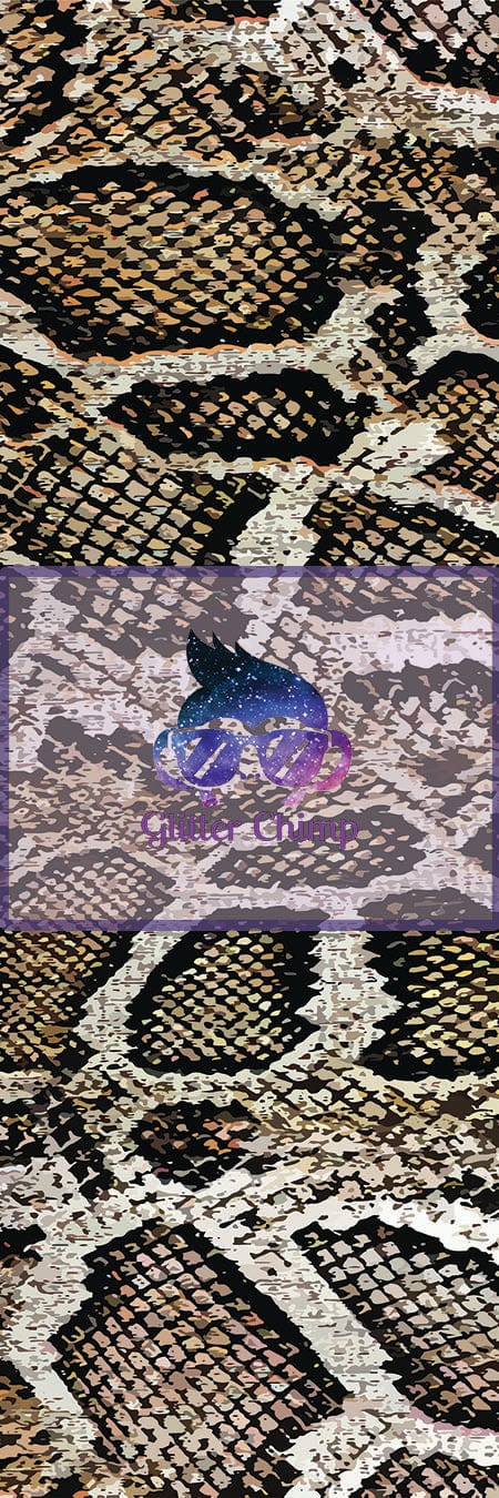 Glitter Chimp Vinyl Pen Wrap - Snake Skin - 4.75