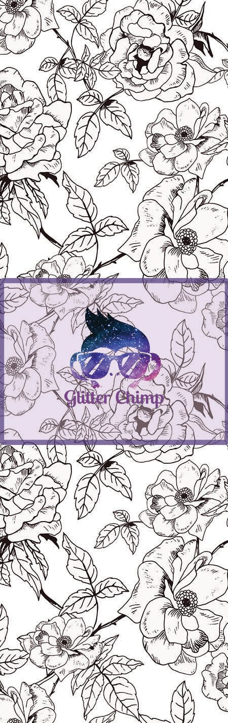 Glitter Chimp Vinyl Pen Wrap - Thorn In My Side - 4.75