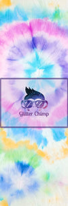 Glitter Chimp Vinyl Pen Wrap - Tie Dye 1 - 4.75"x1.5" - Vinyl