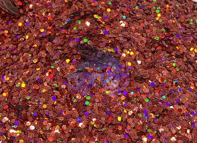 Laser Red - Chunky Holographic Glitter