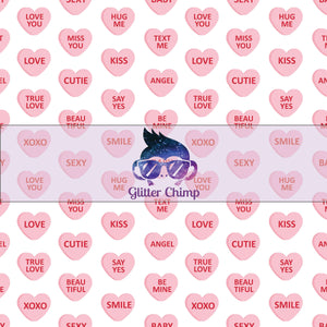 Glitter Chimp Adhesive Vinyl - Valentines Day Conversation