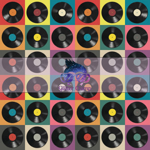 Glitter Chimp Adhesive Vinyl - Records