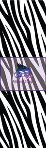 Glitter Chimp Vinyl Pen Wrap - Zebra Stripes - 4.75"x1.5" - Vinyl