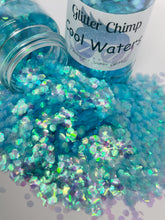 Load image into Gallery viewer, Cool Waters - Jumbo Rainbow Glitter
