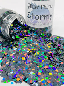 Stormy - Jumbo Holographic Glitter