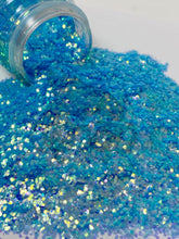 Load image into Gallery viewer, Cabana Blue - Chunky Rainbow Glitter