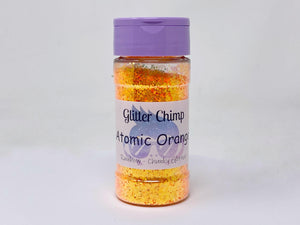 Atomic Orange - Chunky Rainbow Glitter