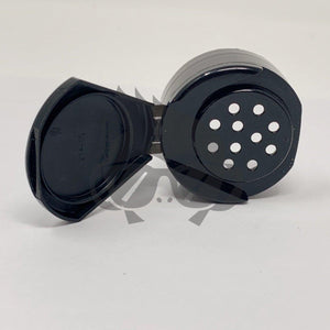 Black Replacement Lid for 4 Ounce Shaker Jar | Glitter | GlitterChimp