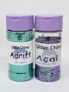 The Perfect Pairing - Adrift Coarse Glitter & Acai Colorshift Mixology
