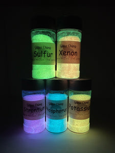 Strontium - Fine Glow in the Dark Glitter