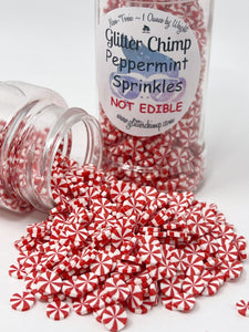 Peppermint Sprinkles - Faux Craft Toppings
