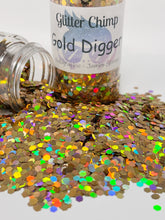 Load image into Gallery viewer, Gold Digger - Jumbo Holographic Glitter