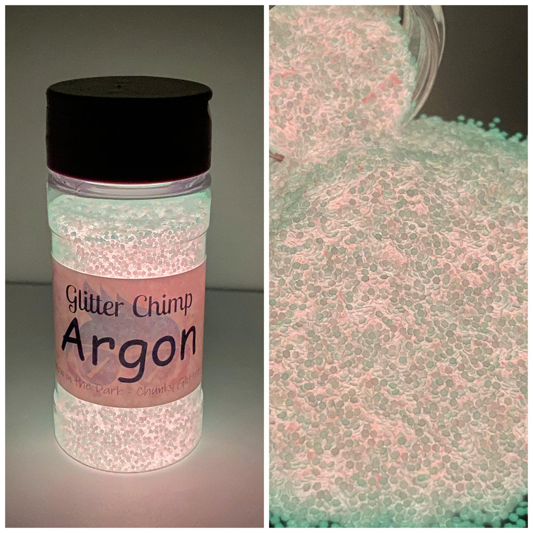 Argon - Chunky Glow in the Dark Glitter