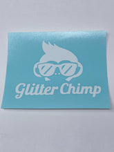 Load image into Gallery viewer, **Glitter Chimp Window/Car Decal - White** | Glitter | GlitterChimp