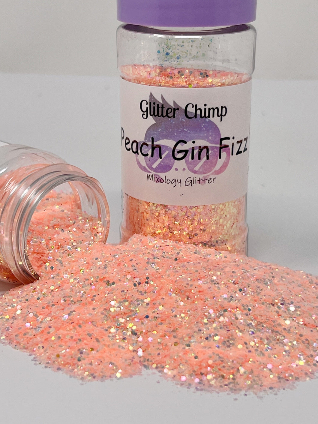 Peach Gin Fizz - Mixology Glitter