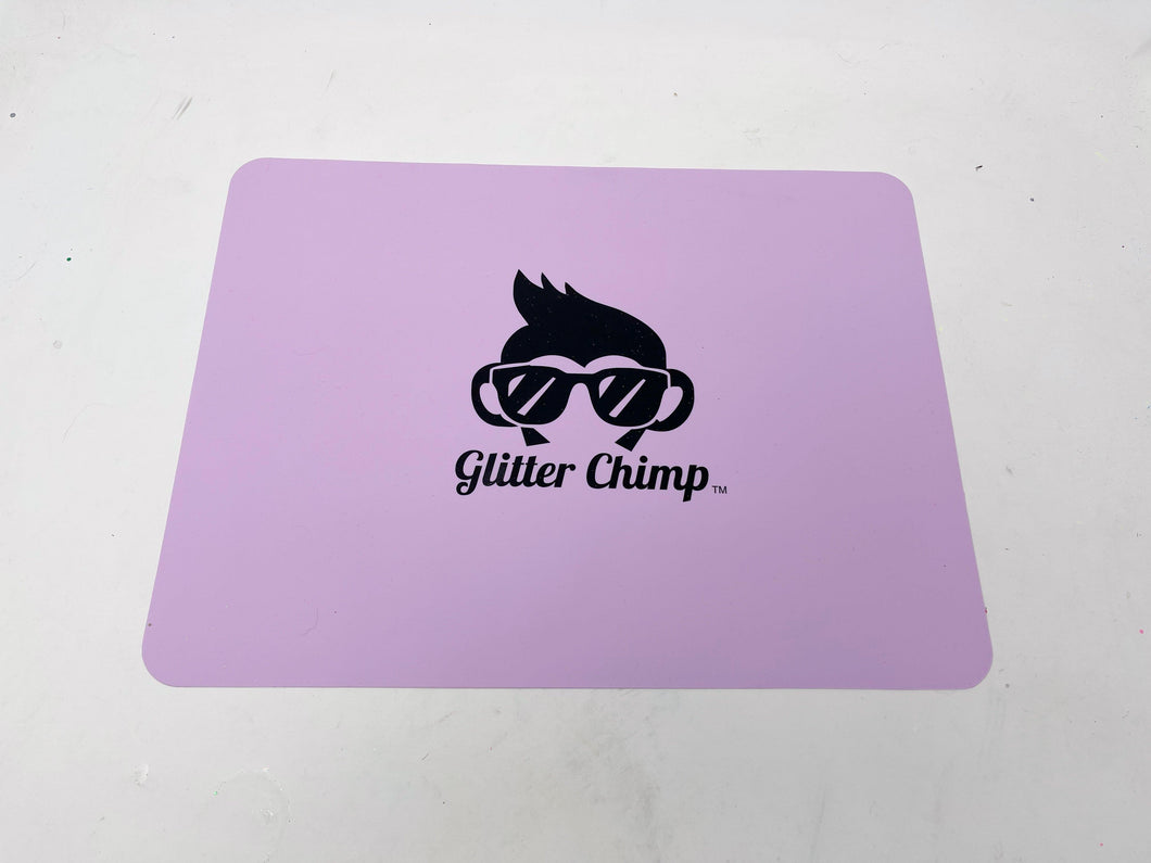 Glitter Chimp Silicone Mat - Light Purple