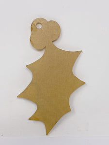 Acrylic Holly Ornament
