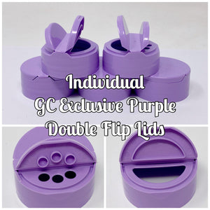 Glitter Chimp Purple Double Flip Replacement Lid | Glitter
