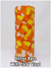 Load image into Gallery viewer, Glitter Chimp Adhesive Vinyl - Candy Corn