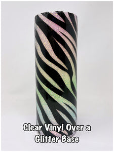 Glitter Chimp Adhesive Vinyl - Zebra