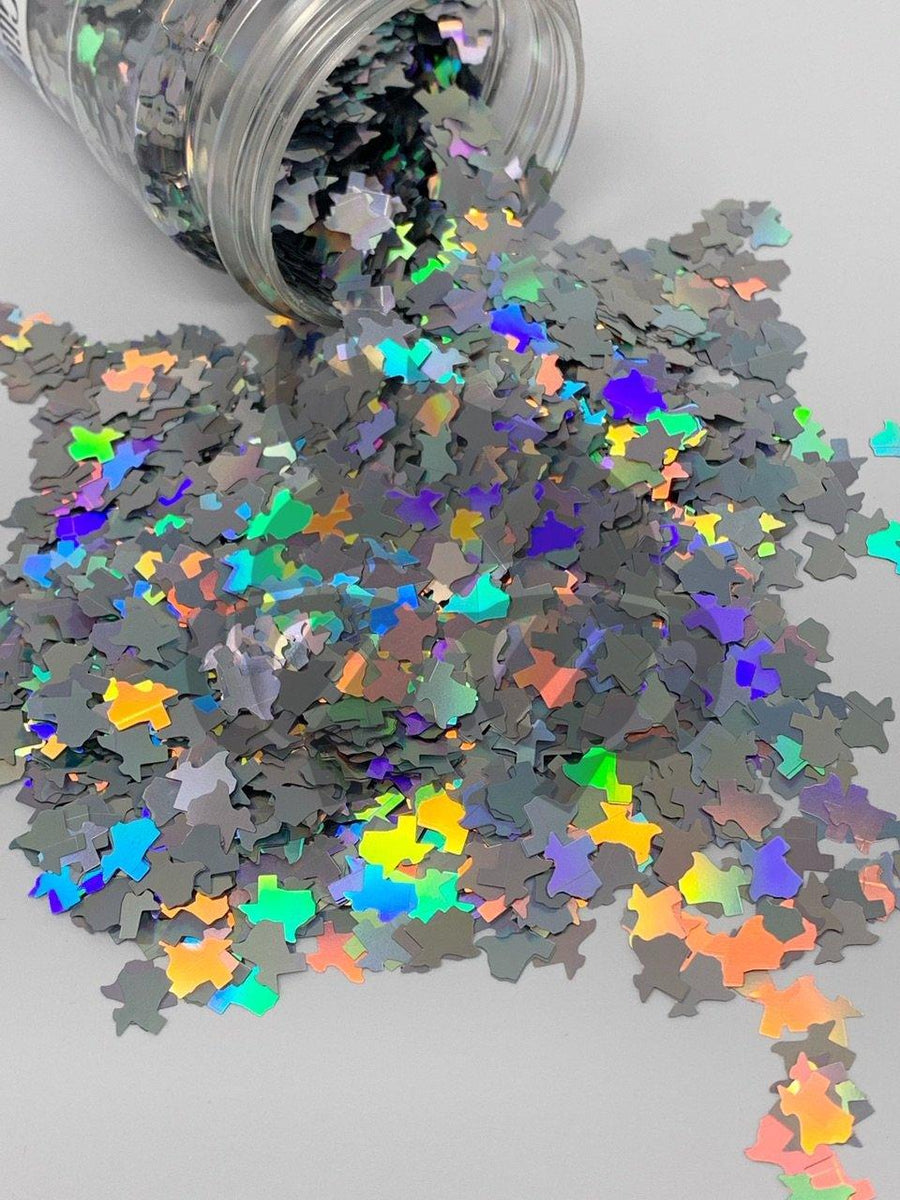 Ft. Worth Holographic Shape Glitter 1 oz Glitter Chimp