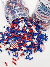Load image into Gallery viewer, Patriotic Sprinkles - Faux Craft Toppings