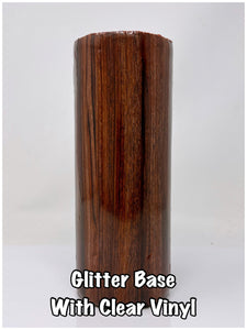 Glitter Chimp Adhesive Vinyl - Dark Woodgrain