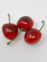 Load image into Gallery viewer, Faux Cherries - 3 Pack - Faux Craft Toppings