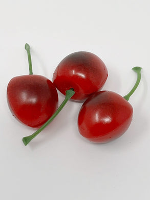 Faux Cherries - 3 Pack - Faux Craft Toppings