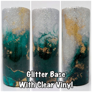 Glitter Chimp Adhesive Vinyl - Green Marble