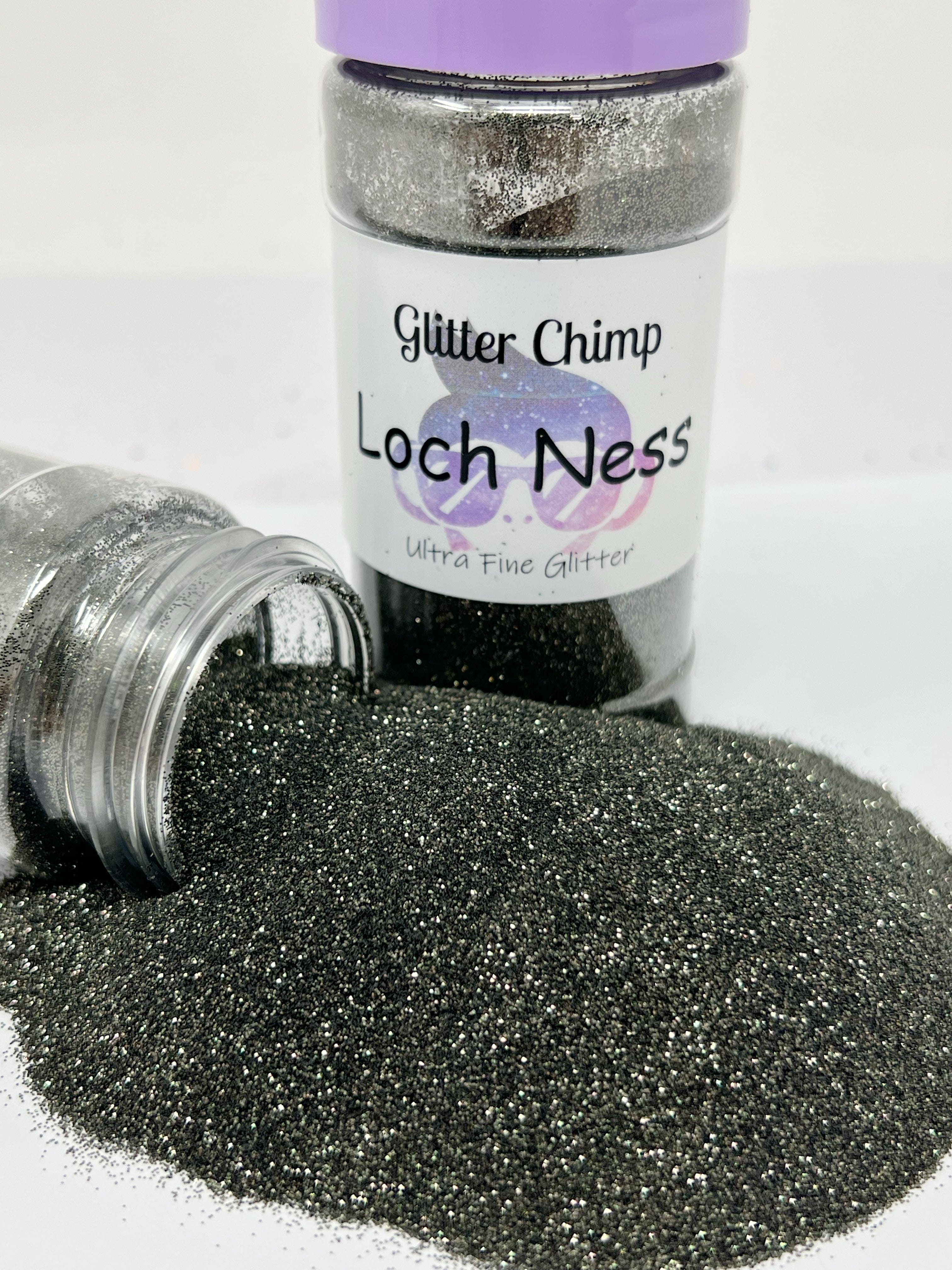 SLATE Grey - Grey Ultra Fine Glitter - Polyester Glitter - Solvent