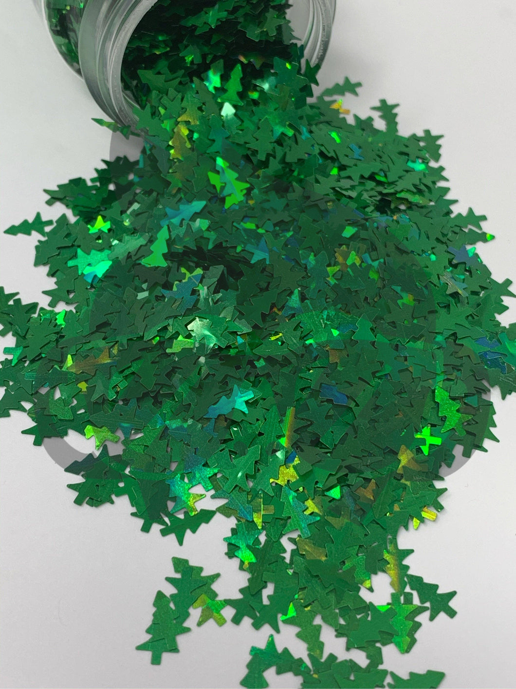 O Christmas Tree - Holographic Shape Glitter -  1 oz